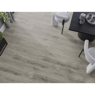 Vzorek vinylové lamely Mexen Silver Creek 1240 x 182 mm SPC 6,5 mm, podklad IXPE 1,5 mm, 4 V-drážky, dub - F1047-S