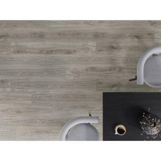 Vzorek vinylové lamely Mexen Silver Creek 1240 x 182 mm SPC 6,5 mm, podklad IXPE 1,5 mm, 4 V-drážky, dub - F1047-S