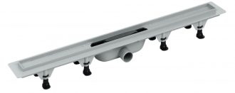 Odtokový žlab plast s nerez roštem (čtverečky) HLZP0391 L=390mm