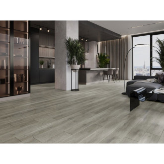 Vzorek vinylové lamely Mexen Riverdale 1240 x 182 mm SPC 6,5 mm, podklad IXPE 1,5 mm, 4 V-drážky, dub - F1052-S