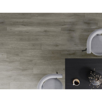 Vzorek vinylové lamely Mexen Riverdale 1240 x 182 mm SPC 6,5 mm, podklad IXPE 1,5 mm, 4 V-drážky, dub - F1052-S