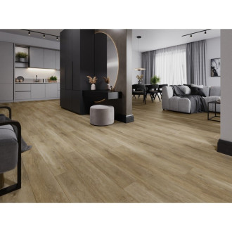 Vzorek vinylové lamely Mexen Clermont 1240 x 182 mm SPC 6,5 mm, podklad IXPE 1,5 mm, 4 V-drážky, dub - F1053-S