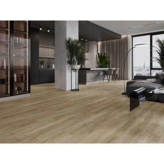 Vzorek vinylové lamely Mexen Clermont 1240 x 182 mm SPC 6,5 mm, podklad IXPE 1,5 mm, 4 V-drážky, dub - F1053-S