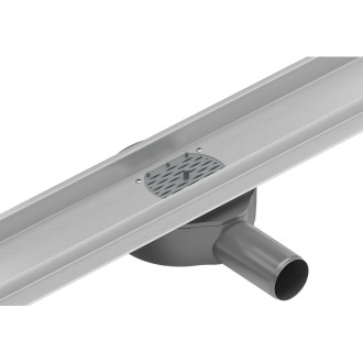 Sifon Mexen s filtrem pro lineární otočný odtok, šedý - 1010098