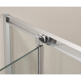 CERANO - Sprchový kout Versaro L/P - 6 mm - chrom, transparentní sklo - 120x90 cm - křídlový