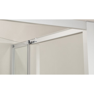 CERANO - Sprchový kout Versaro L/P - 6 mm - chrom, transparentní sklo - 130x80 cm - křídlový