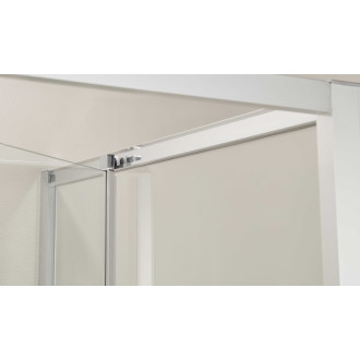 CERANO - Sprchový kout Versaro L/P - 6 mm - chrom, transparentní sklo - 80x80 cm - křídlový