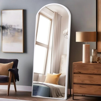 Rea Bílé Nástěnné/Stojací Zrcadlo 150 cm 109 HOM-02702