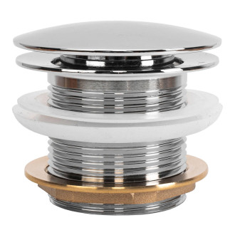 REA Univerzální vanová výpusť Click-clack - Chrome REA-W2013