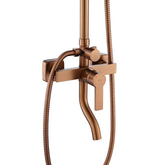 REA Sprchový set MY2021-77C ARGUS, kartáčovaná měď REA-P3001