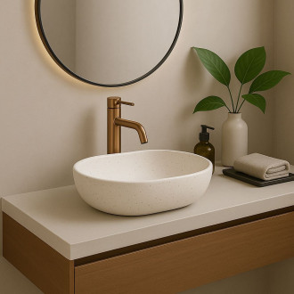 Umyvadlo na desku Rea Amelia Sandy