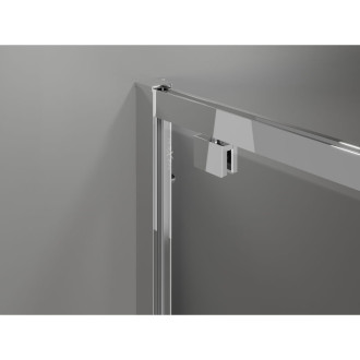 Sprchový kout Mexen Exo s výklopným mechanismem 75 x 100 cm, průhledný, chrom - 8181-075-100-01-00