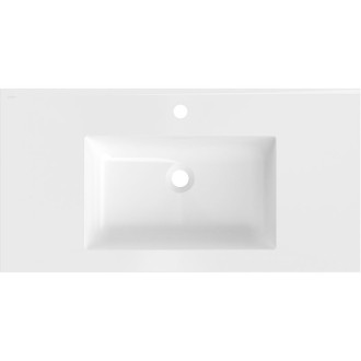 Zapuštěné umyvadlo Mexen Otis 91 x 46,5 cm, lesklá bílá - 25189000