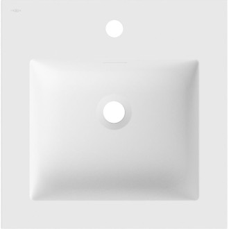 Zapuštěné umyvadlo Mexen Otis 46 x 46,5 cm, matná bílá - 25184501