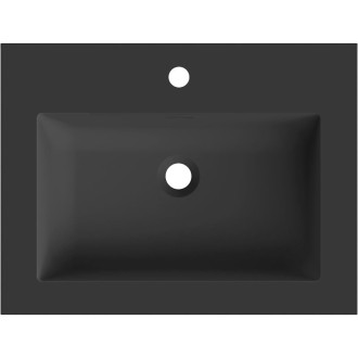 Zapuštěné umyvadlo Mexen Otis 61 x 46,5 cm, matně černá - 25186071