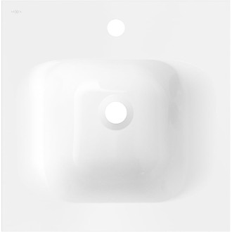Zapuštěné umyvadlo Mexen Vela 46 x 46,5 cm, lesklá bílá - 25234500