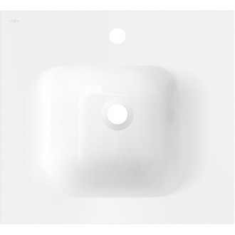 Zapuštěné umyvadlo Mexen Vela 51 x 46,5 cm, bílý lesk - 25235000