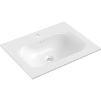 Zapuštěné umyvadlo Mexen Vela 61 x 46,5 cm, lesklá bílá - 25236000