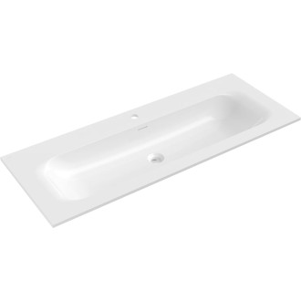 Zapuštěné umyvadlo Mexen Vela 121 x 46,5 cm, lesklá bílá - 25231200