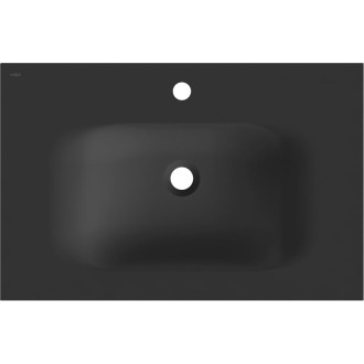 Zapuštěné umyvadlo Mexen Vela 71 x 46,5 cm, matná černá - 25237071