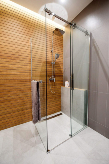 Deante HIACYNT KQH_010P Posuvné sprchové dveře 100x200, čiré sklo