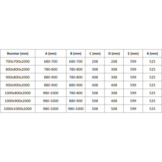 Sprchový kout Mexen Exo pětiúhelníkový výklopný 100 x 100 cm, průhledný, chrom - 812-100-100-01-00