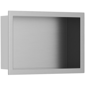 CERANO - Zápustná polička/nika s okrajem do obkladu - nerezová  - 30x20x10 cm