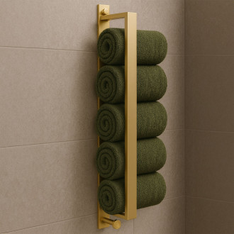 REA Koupelnový věšák Brush Gold REA-98026