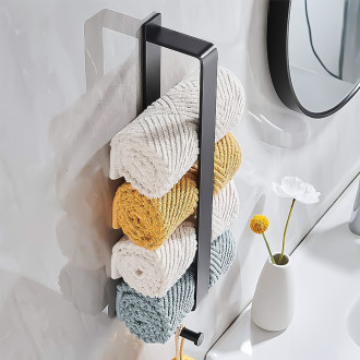 REA Koupelnový věšák Black REA-98025