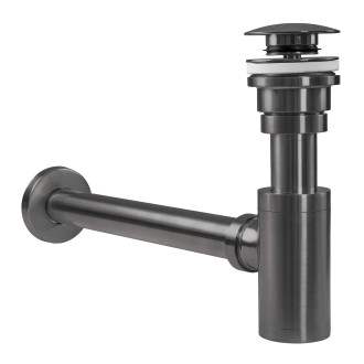 Rea Umyvadlový sifon s univerzální výpustí click-clack - Titan REA-A1562