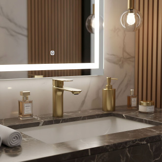 Rea Umyvadlová baterie REA Drop Brush Gold low REA-B8975