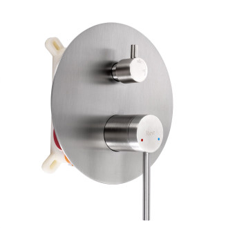 REA Podomítková sprchová sada Foss Clif Nickel Brush + BOX REA-P5969