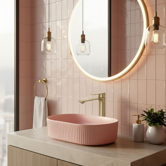 Rea Umyvadlová baterie REA Drop Brush Gold High REA-B4637