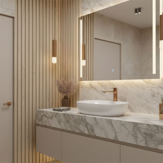 Rea Umyvadlová baterie REA Drop Brush Copper High REA-B8972