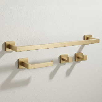 Sada koupelnových doplňků Rio Brush Gold 4 díly