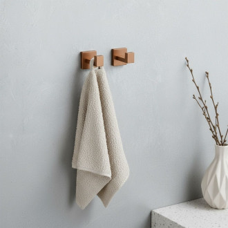 Rea Sada koupelnových doplňků Rio Brush Copper 4 díly REA-05012