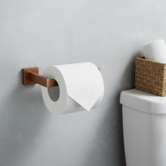 Rea Sada koupelnových doplňků Rio Brush Copper 4 díly REA-05012