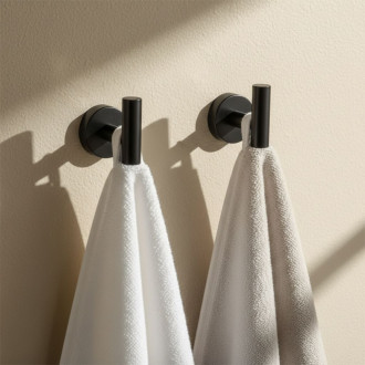 Rea Sada koupelnových doplňků  Ari Black 4 díly REA-05003