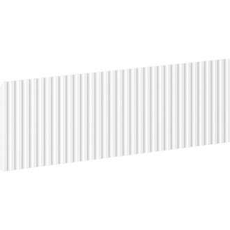 Drážkovaná přední strana Mexen Rivel pro korpus koupelnové skříňky 50 x 20 cm, matná bílá - 91A20-0500-235-1-01