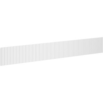 Drážkovaná přední strana Mexen Rivel pro korpus koupelnové skříňky 140 x 20 cm, matná bílá - 91A20-1400-235-1-01