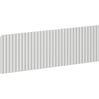 Drážkovaná přední strana Mexen Rivel pro korpus koupelnové skříňky 50 x 20 cm, matně šedá - 91A20-0500-235-1-62