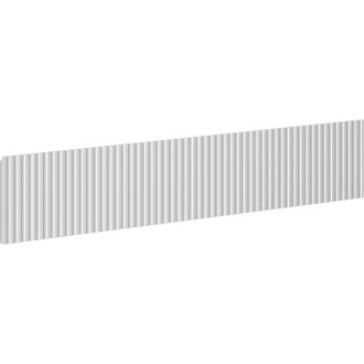 Drážkovaná přední strana Mexen Rivel pro korpus koupelnové skříňky 100 x 20 cm, matně šedá - 91A20-1000-235-1-62