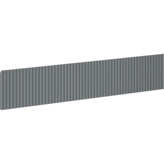 Drážkovaná přední strana Mexen Rivel pro korpus koupelnové skříňky 80 x 20 cm, matný grafit - 91A20-0800-235-1-66