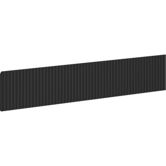 Drážkovaná přední strana Mexen Rivel pro korpus koupelnové skříňky 100 x 20 cm, matná černá - 91A20-1000-235-1-71