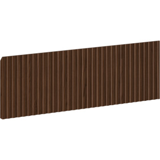 Drážkovaná přední strana Mexen Rivel pro korpus koupelnové skříňky 60 x 20 cm, ořech - 91A20-0600-235-1-86