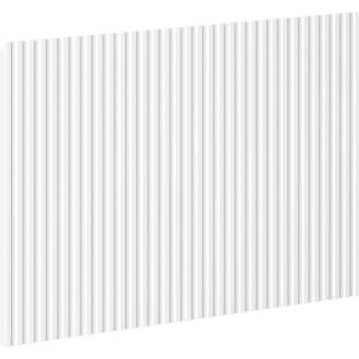 Drážkovaná přední strana Mexen Rivel pro korpus koupelnové skříňky 40 x 43,5 cm, matná bílá - 91A20-0400-470-1-01