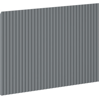 Drážkovaná přední strana Mexen Rivel pro korpus koupelnové skříňky 70 x 43,5 cm, matný grafit - 91A20-0700-470-1-66