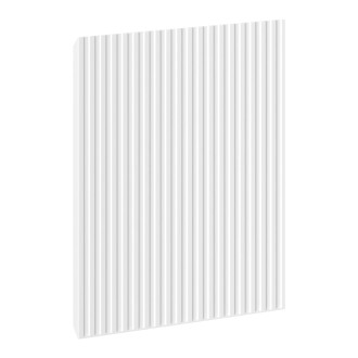 Drážkovaná přední strana Mexen Rivel pro korpus koupelnové skříňky 45 x 43,5 cm, matná bílá - 91A21-0450-470-1-01