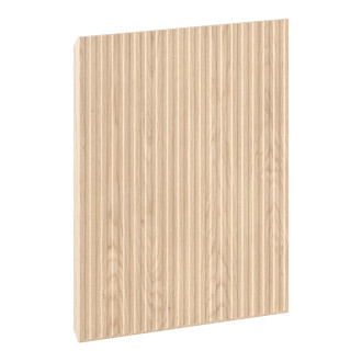 Drážkovaná přední strana Mexen Rivel pro korpus koupelnové skříňky 40 x 43,5 cm, dub - 91A21-0400-470-1-81