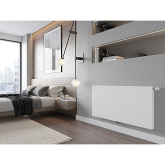 Deskový radiátor Mexen Flat CCF11 400 x 1200 mm, spodní středové připojení, 667 W, bílý - W6C11F-040-120-00